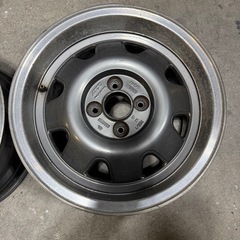 値下げしました。希少 ATS タイプE  ホイール2本 15inch 7J PCD100 4穴 +28の画像