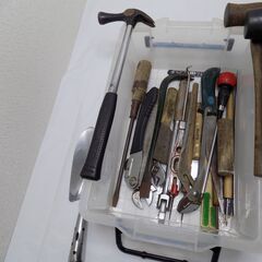 工具いろいろケース詰め合わせ　サビ・よごれあり　ケースフタ止め破損あり　　の画像