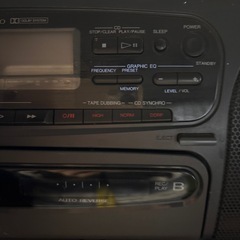 値下げしました↓先着順ラジカセ🎶【Victor】📻CDラジオカセットテープ💿ポータブルプレーヤーの画像