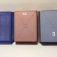 ○【0円あげます！】プラスチック製 ペーパートレイ 収納箱 バスケット A4サイズ収納可能 書類収納 処分品(NF251214)Zi-2374の画像