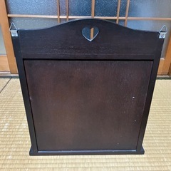 インテリア　小物入れ　ハート　木製の画像