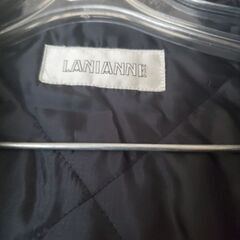 婦人　黒　13AR　フード付コートの画像