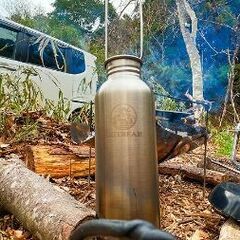 キャンプ用品　500mlステンレスボトルの画像
