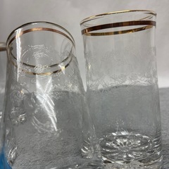 【レトロ】グラス5個セットの画像