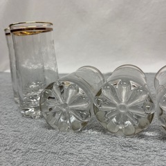 【レトロ】グラス5個セットの画像