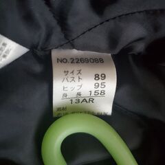 婦人　黒　13AR　フード付コートの画像