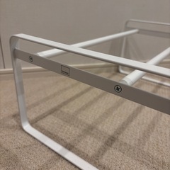 山崎実業　伸縮シューズラック フレーム　3個セット　白の画像