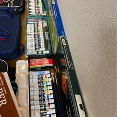 絵の具　習字　3セットずつの全部で6セット　の画像