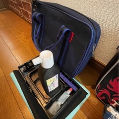 絵の具　習字　3セットずつの全部で6セット　の画像