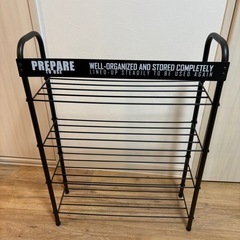 ニトリ◆シューズラック ヘイス(BK)の画像