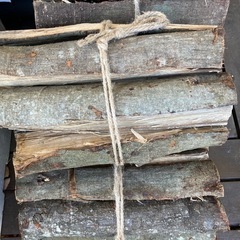 薪ストーブ、キャンプ用の薪　の画像