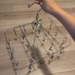 洗濯物干しに◎21個のピンチ付きの画像