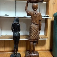 木彫り　オブジェの画像