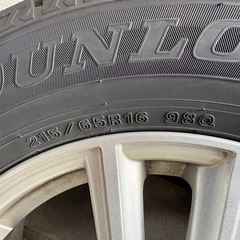 30系ヴェルファイア    ホイル付スタッドレスタイヤ4本 1シーズン使用の画像