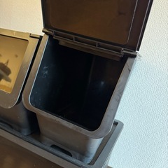 IKEA ゴミ箱セット 黒色 ごみ の画像