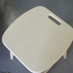 T-052 リサイクル品 天然木 ミニチェア 座面高42㎝の画像