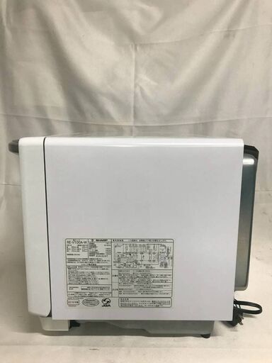 【北見市発】シャープ SHARP 電子レンジ RE-V100A-W 2018年製 白 一人暮らし 新生活 (E3853ashtYM)