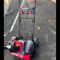 HAIGE 充電式電動除雪機　コードレスの画像