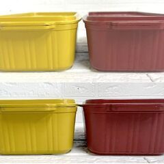 葛恵子 トースターパン レッド イエロー 2個まとめて レシピ付き トースタークッキング 調理器具 箱やや傷み有り☆札幌市 白石店 の画像