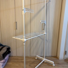 ニトリ◆I型物干し(HW01I ホワイト)の画像