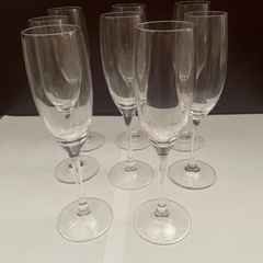 美品　フルートグラス　8脚セットの画像