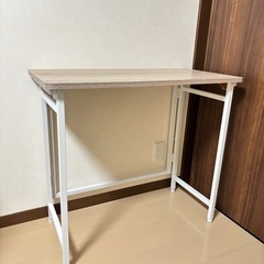 山善　折りたたみ　デスク　折り畳み　机の画像