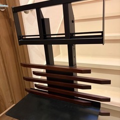 テレビ台 壁寄せ テレビスタンド 自立式 32〜65インチ 壁掛け風の画像