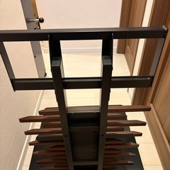 テレビ台 壁寄せ テレビスタンド 自立式 32〜65インチ 壁掛け風の画像