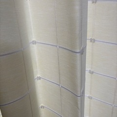 カーテン　オフホワイト200x400 1枚の画像