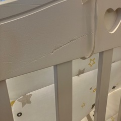 日本製ベビーベッドの画像