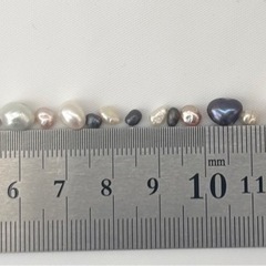 淡水パール30粒　アソート　淡水パール色々まとめ売り　30粒　手芸　ハンドメイド　作品作り 手芸　ハンドメイド素材の画像