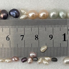 淡水パール30粒　アソート　淡水パール色々まとめ売り　30粒　手芸　ハンドメイド　作品作り 手芸　ハンドメイド素材の画像