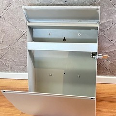 郵便ポスト　ユーロポスト　アルミ　中古　良品の画像