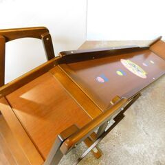 【JM926】木製 滑り台 折り畳み すべり台 全長約234cmの画像
