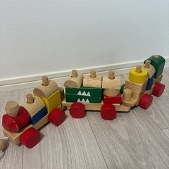 積み木の汽車
の画像