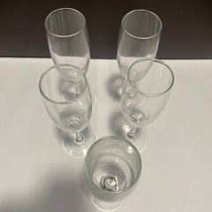 美品　フルートグラス  5脚セットの画像