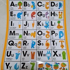 KUMON学習ポスター(九九・アルファベット)の画像