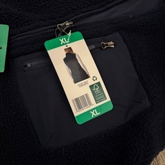 【新品タグ付き】32°HEAT ボア フリース ベスト XL ネイビー 紺の画像