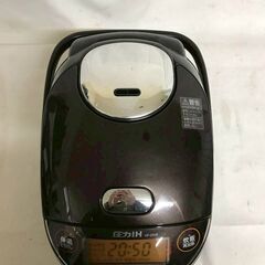 【北見市発】ZOJIRUSHI 象印 圧力IH炊飯ジャー NP-ZG10 2020年製 ブラウン 5.5合炊き 一人暮らし 新生活 引っ越し (E3857wYM)の画像
