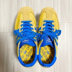 adidas SL 72 RS イエロー/ブルー　24.0cmの画像