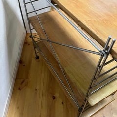フランフラン ナチュラル木製棚&スチールシェルフの画像