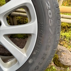 夏用タイヤ　4本セット アルミホイール付きの画像