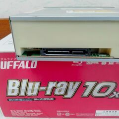 バッファロー　S-ATA接続　デスクトップPC内蔵型　BDドライブ　10倍速　BR-H1016BS-BK　中古　その②　送料が高いので取りにこれる方限定の画像