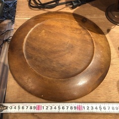 木製　丸盆　30cmの画像