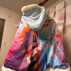 もこもこアナ雪ポンチョの画像