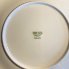 GREENWICH POLO CLUB フルーツ柄 皿セット（大皿1枚＋小皿5枚）日本製／未使用の画像