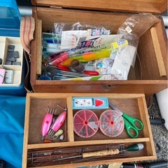 釣り道具いろいろの画像