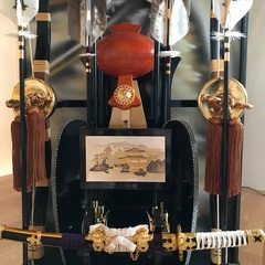 男の子の正月祝い　破魔弓　の画像