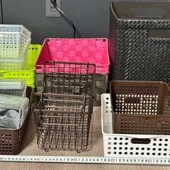 収納カゴ16点セットの画像