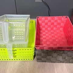 収納カゴ16点セットの画像